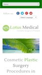 Mobile Screenshot of lotusmedicalinternational.com